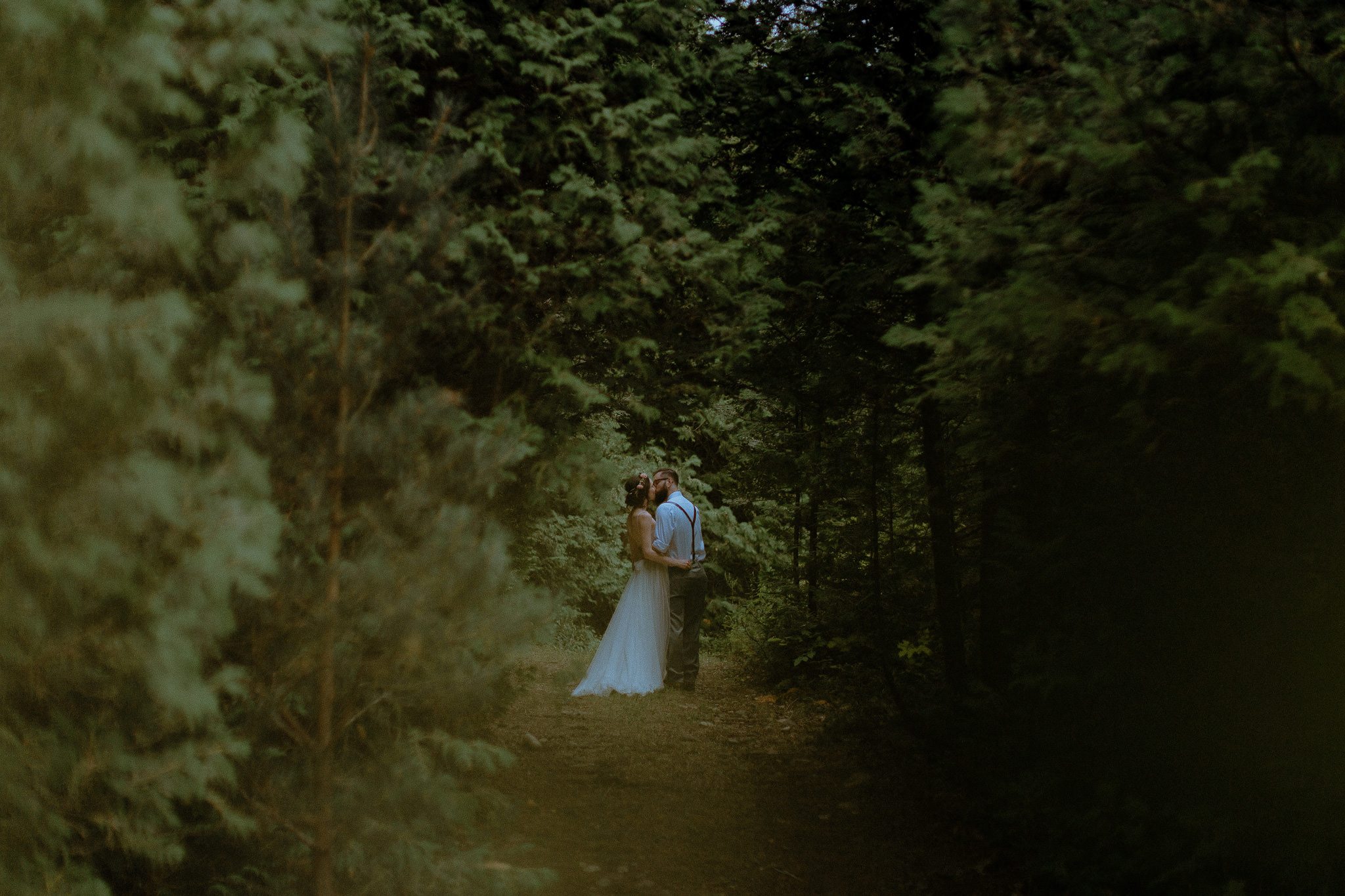 Gorgeous outdoor forest wedding venue
