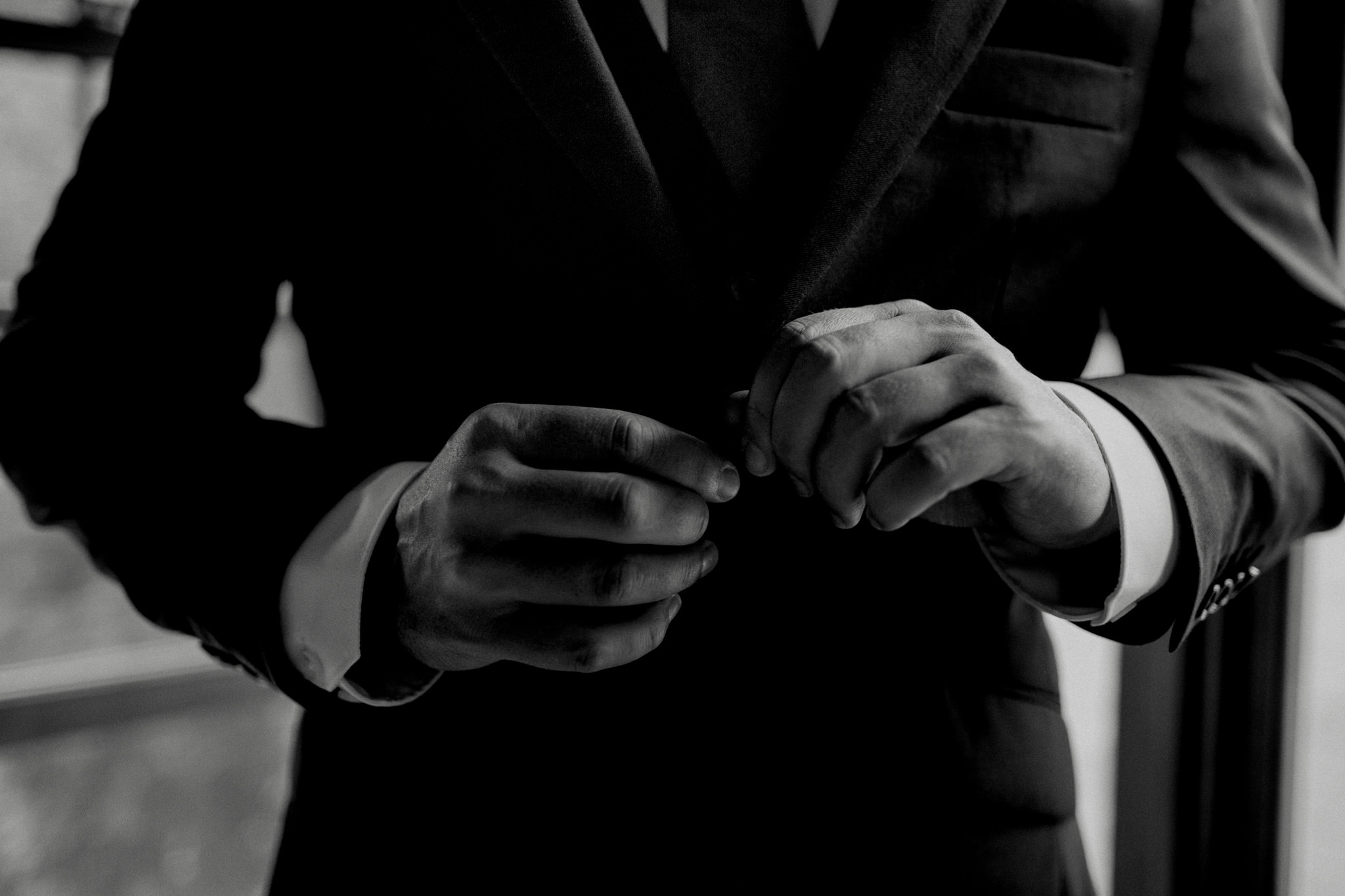 Groom suit details black and white peterborough