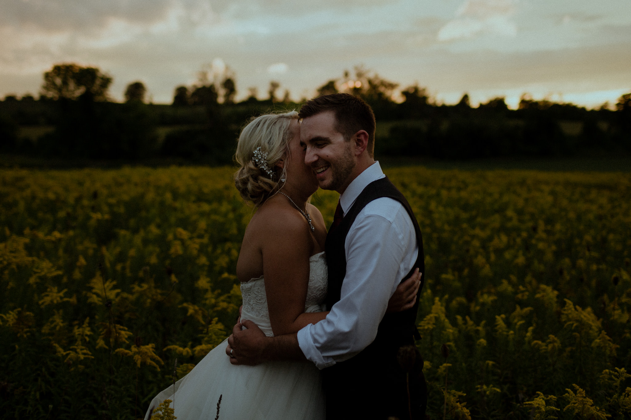 sunset portraits century barn wedding venue toronto cavan peterborough lakefield photographer