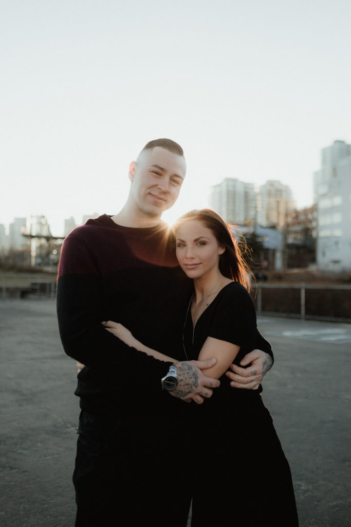 Couple portrait in New Westminster
